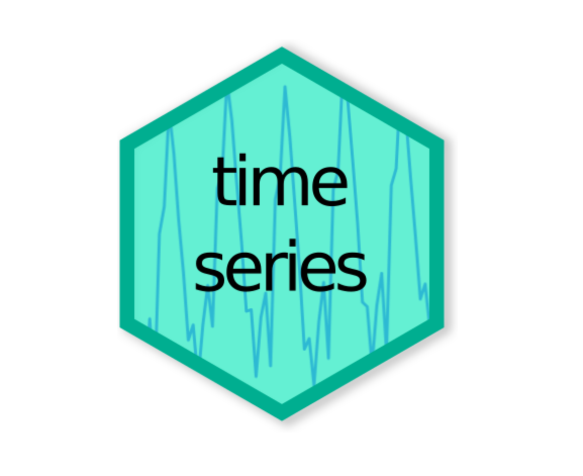 Time series hex logo