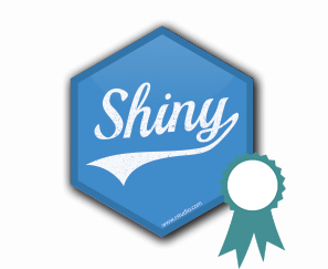 Shiny hex logo