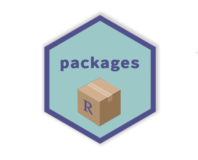 R package hex logo