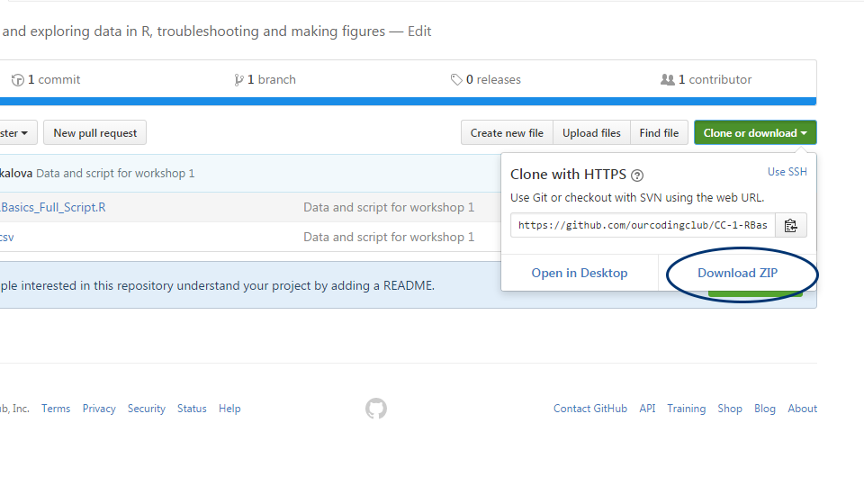 Github clone repo screenshot