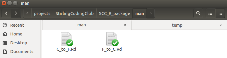 Folder screenshot man page files